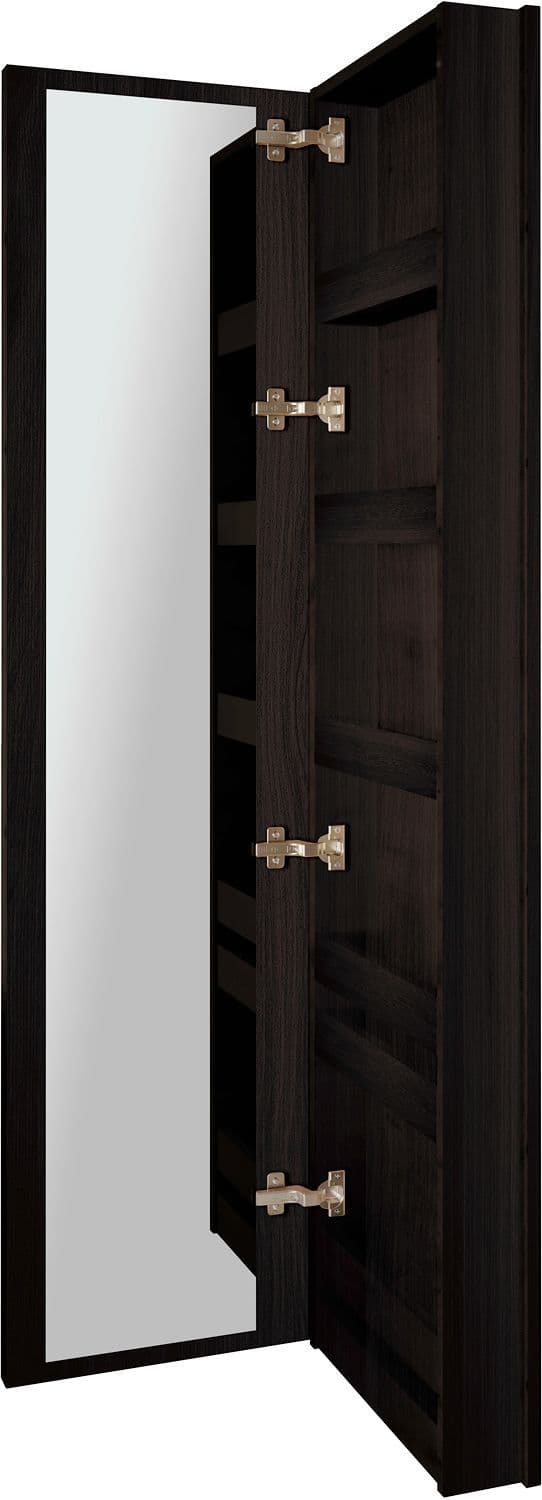 KLEEDSPIEGELKAST COFFEE SMAL 1 DEUR RECHTS 40 EIK DECOR MOKKA