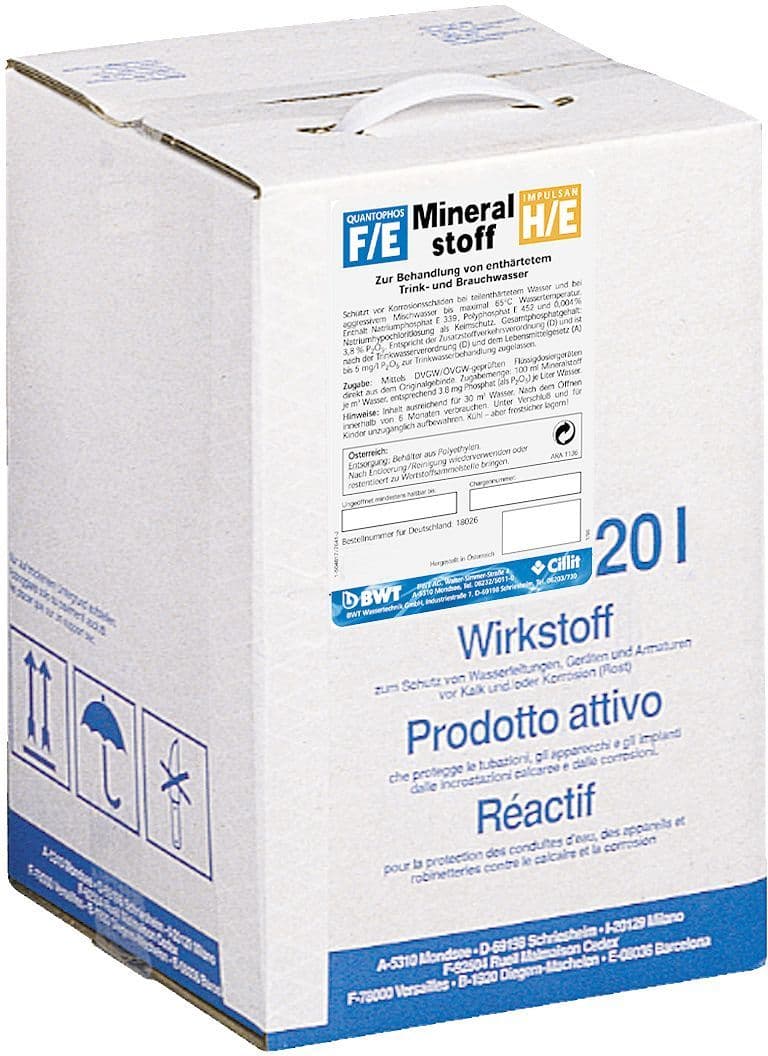 Quantophos BWT bus 20L CU2 KOPERLEID.<12F