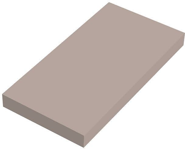 Wandtablet COFFEE 150X300X19MM tot 7KG basaltgrijs mat