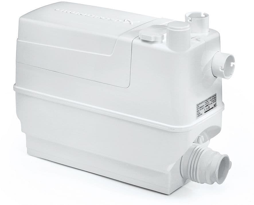 SAN.OPVOERINSTALLATIE SOLOLIFT2 C3 GRUND.MET 3 AANSL.(LAV./BIDET/DOUCHE/BAD/WASMACH./VAATW./SPOELT.)