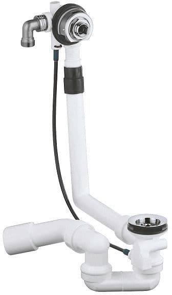 Badoverloop-inlaatcombinatie talentofill FG chroom