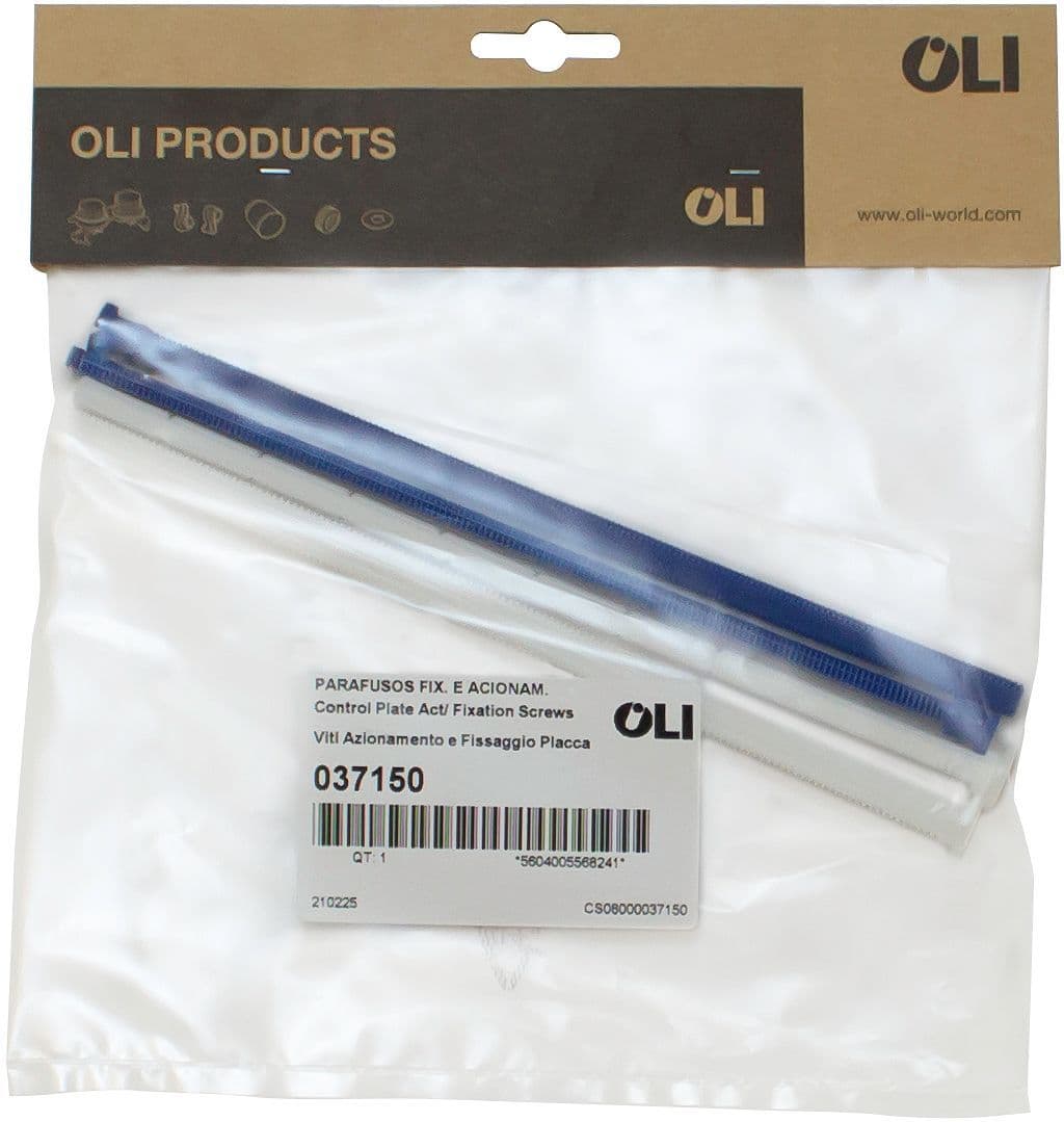 Set stangetjes voor fixatie en spoelactivering (Blauw) oli
