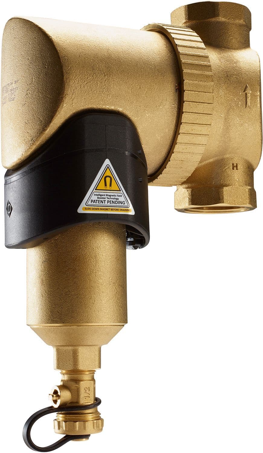 Vuilafscheider met externe magneet magnabooster 3 spirotrap 2"
