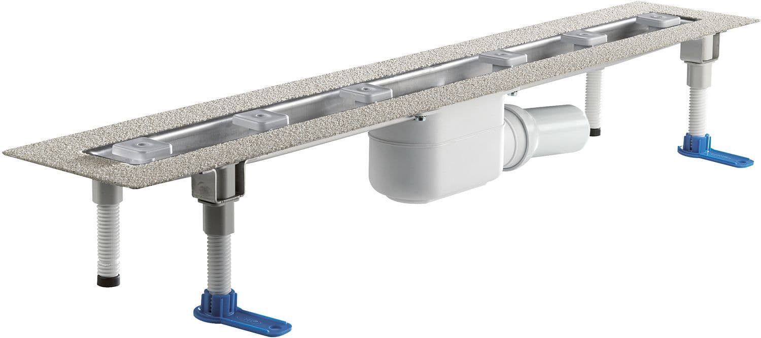 Vloergoot+put ceraline DALLMER 50CM inox