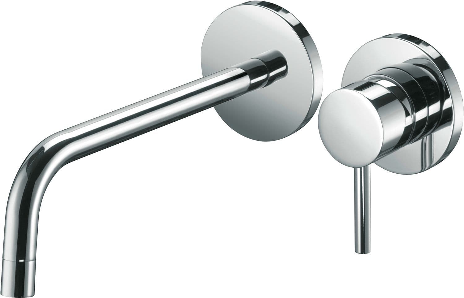 1GREEP Mengkraan lavabo muur nordica soft 178MM volledig chroom by paffoni