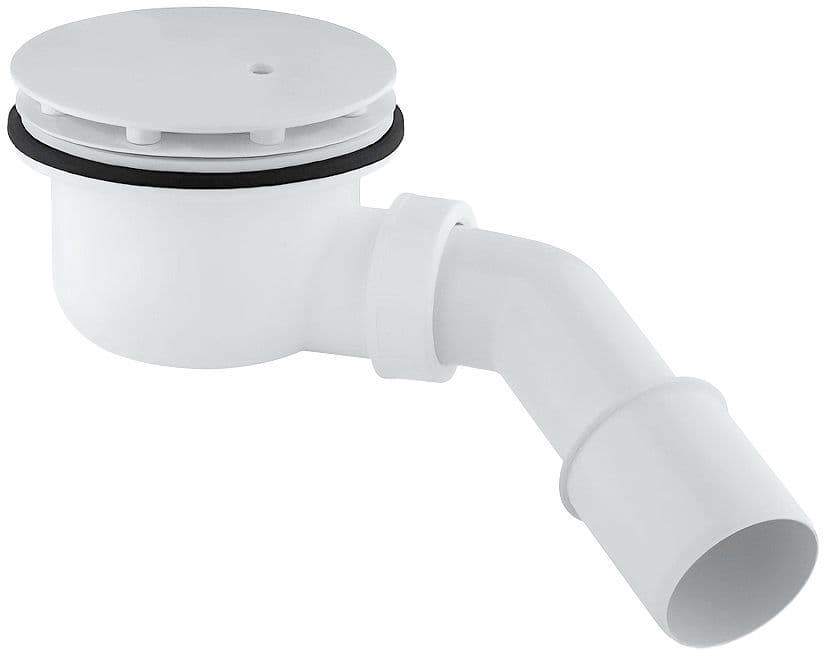Sifon douche nobili 7,5CM-90MM-30L/M glanzend wit