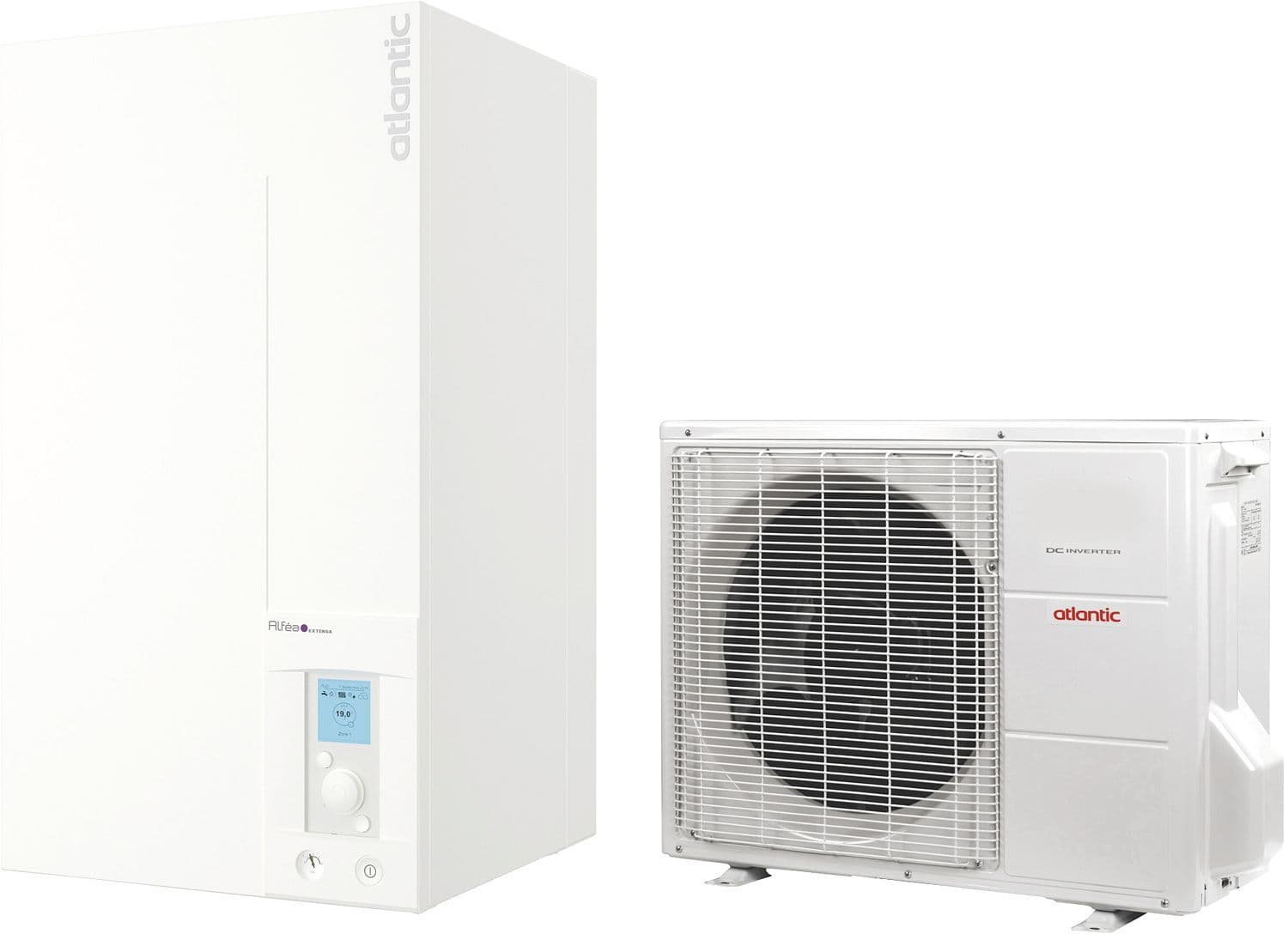 WP Lucht/water CV Alfea Extensa A.I.10 10KW Connected Atlantic ERP A+ 55° ERP a++ 35°