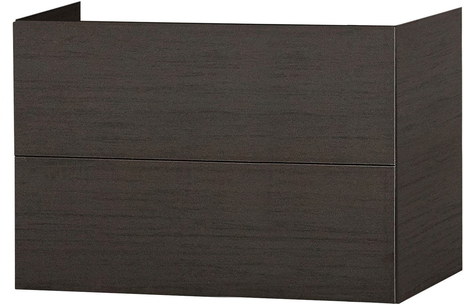 Onderkast puro 2 laden 80CM Push-Open wenge