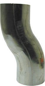 Zinken elleboog s-model rond 80MM