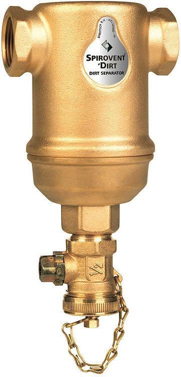 Vuilafscheider spirotrap 3/4"F horizontaal