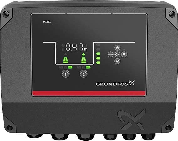Schakelkast LC231 voor 2 pompen Grundfos