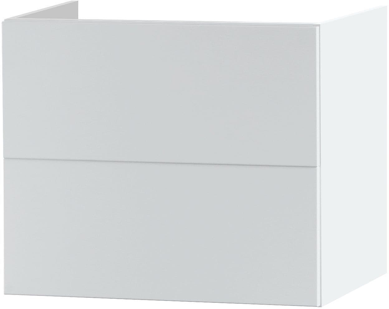 Onderkast puro 2 laden 70CM Push-Open satijn wit