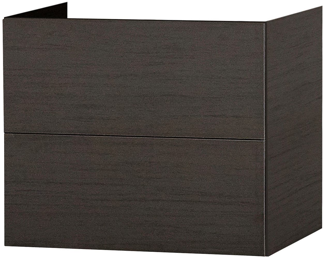 Onderkast puro 2 laden 70CM Push-Open wenge