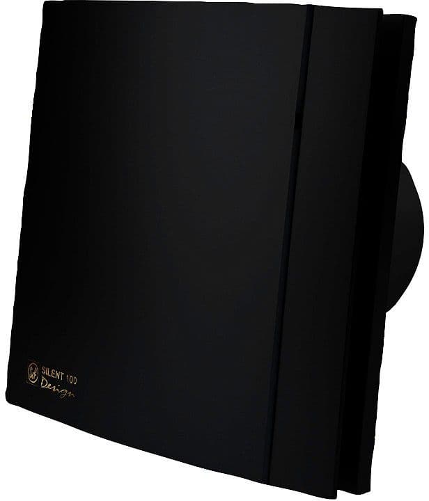 BADKAMERVENTILATOR SILENT-100 CZ BLACK DESIGN S&P