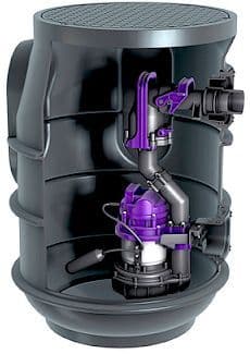 Station de relevage aqualift F Basic mono flotteur Kessel