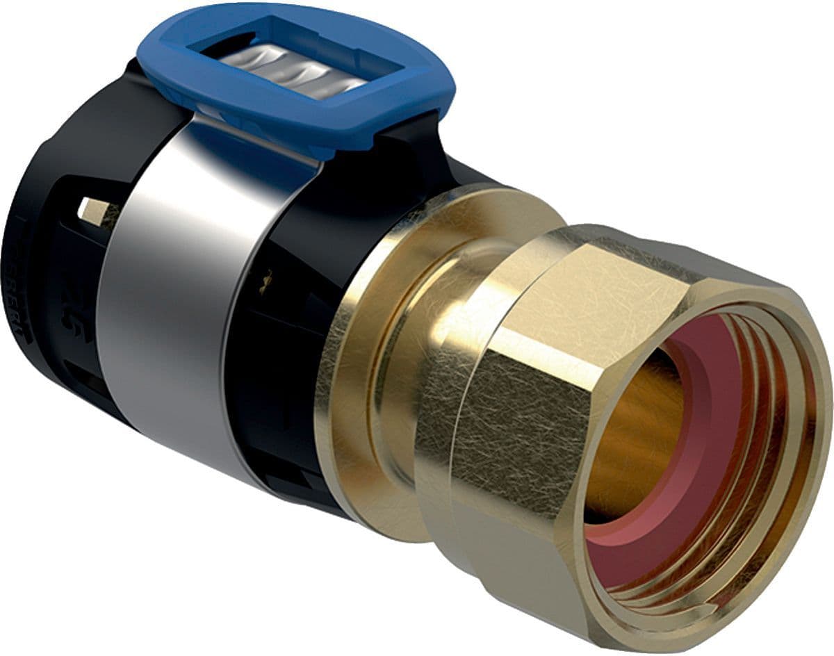 2-DELIGE Koppeling 25MM-1"F FlowFit Geberit