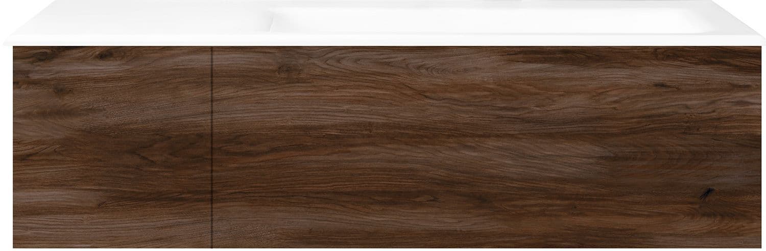 ONDERBOUW COFFEE 2 LADES 110 NOTENLAAR DECOR FLUWEEL +WASTAFEL RECHTS PORSELEIN ZONDER KRAANGAT WIT