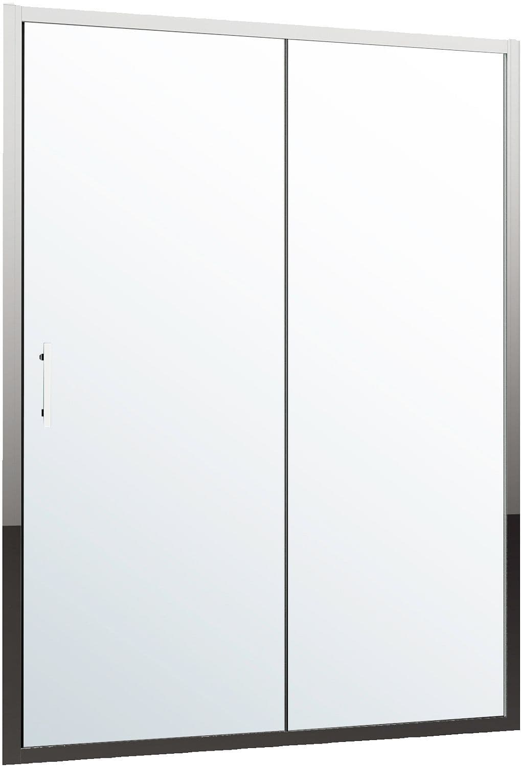 SCHUIFDEUR TWIST 116-122 H195 CHROOM-HELDER