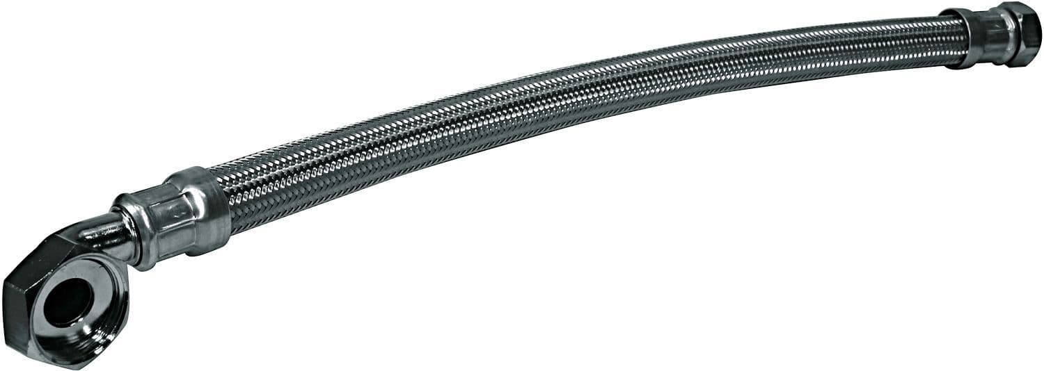 Inox flexibel 60CM 5/4"FF ell BWT