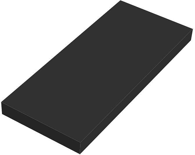 WANDTABLET COFFEE 150X350X19MM TOT 7KG GRAFIET ZACHT MAT