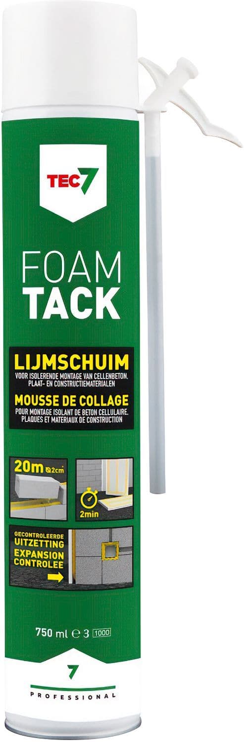 Foamtack Pro construct lijmschuim TEC7 880ML