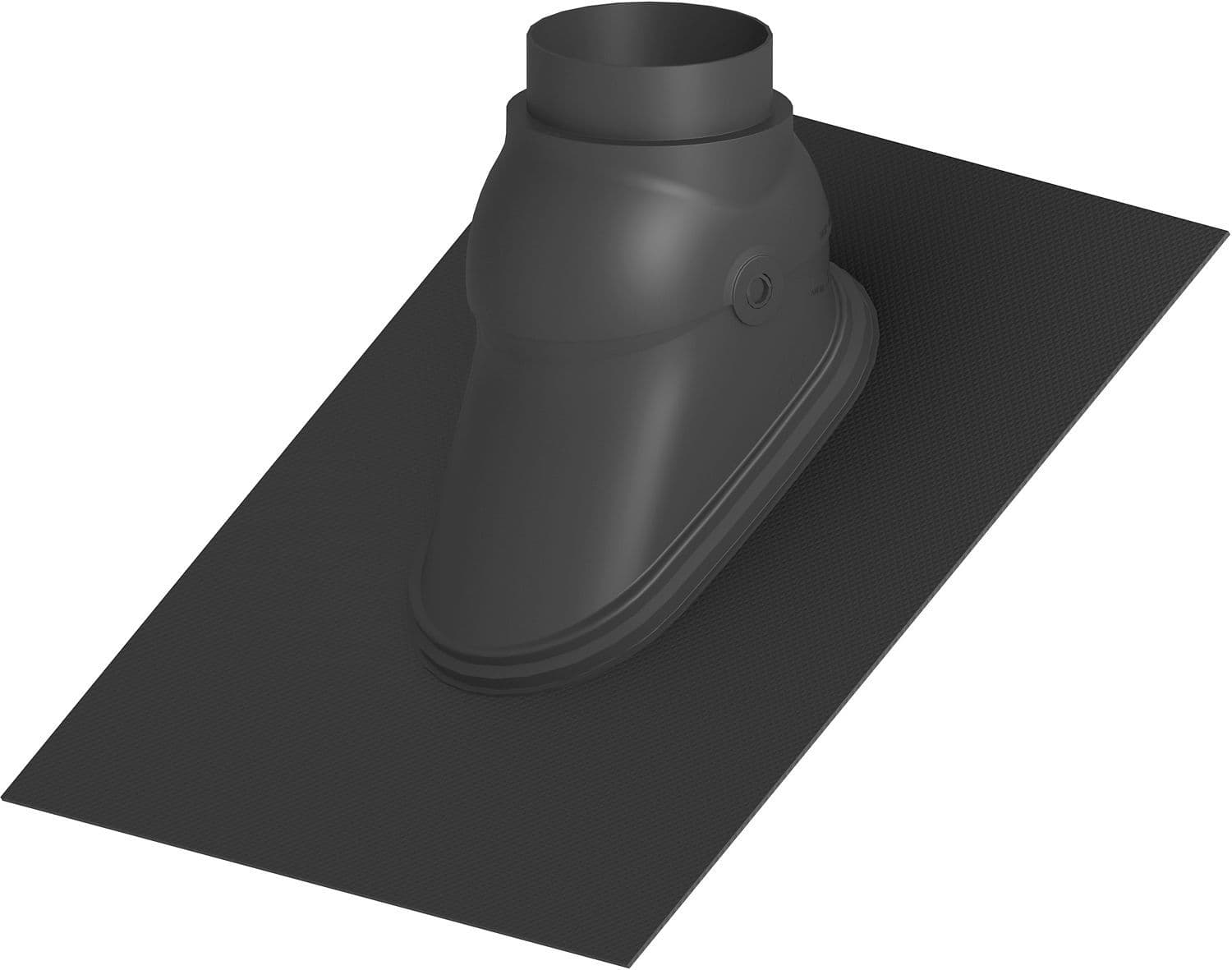 Universele Pan voor alle rookgas dakdoorvoeren tem 131MM voor schuin dak helling 15-55°