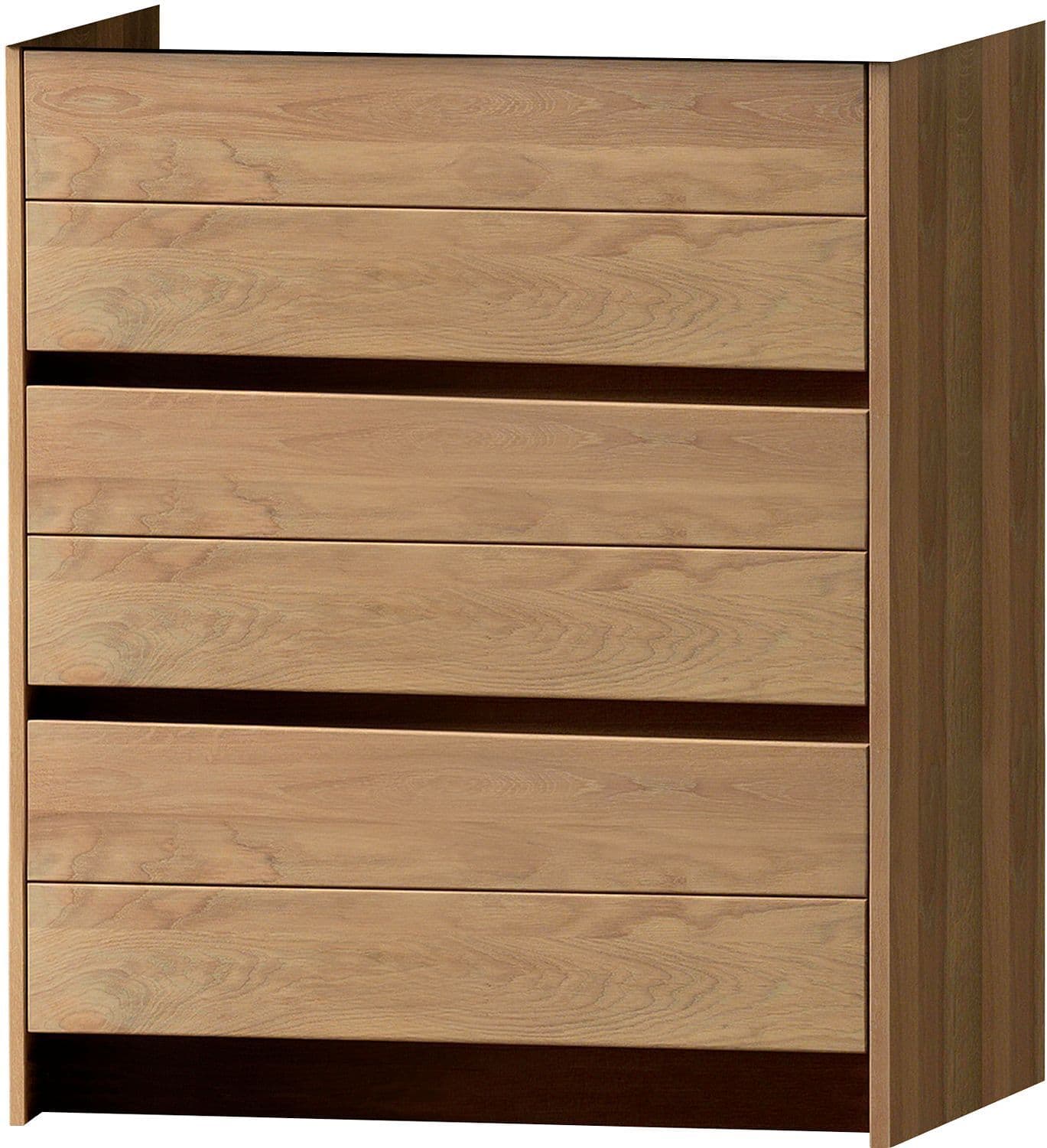 Onderbouw Molto 3 laden staand 90CM massif eik