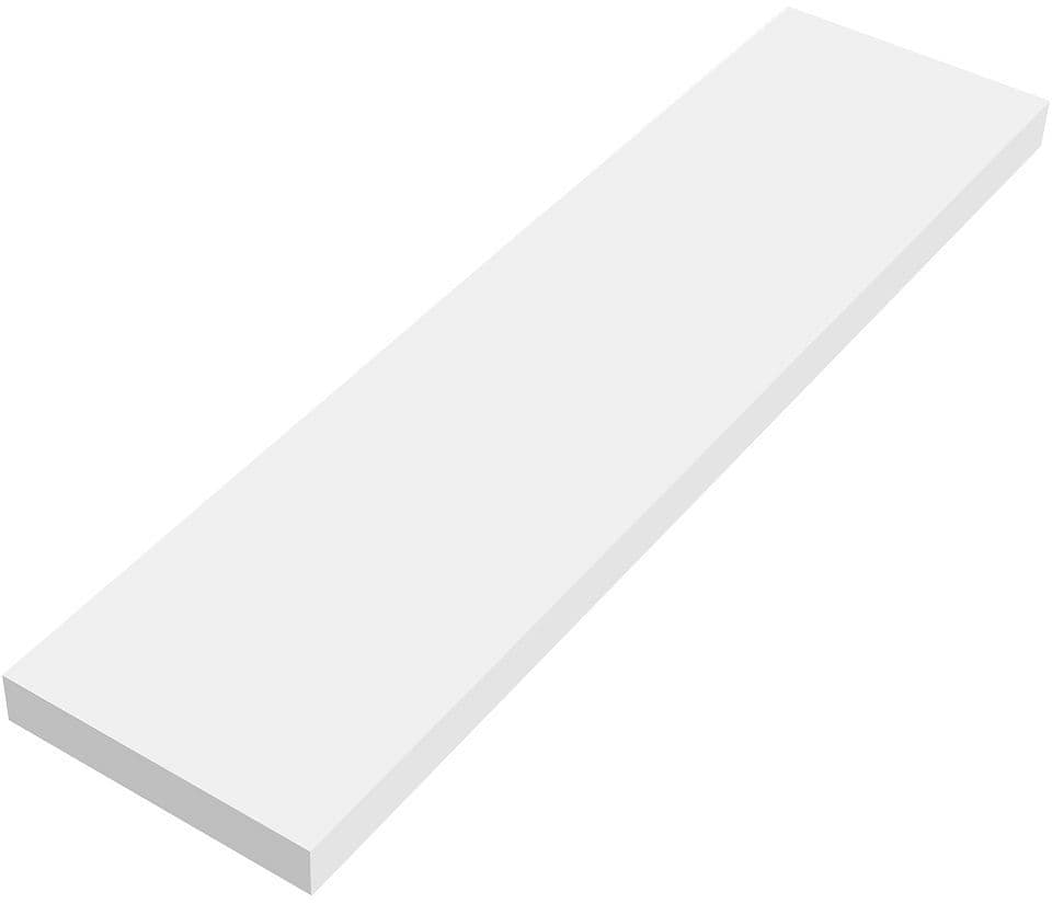 Wandtablet COFFEE 150X600X19MM tot 7KG mat wit