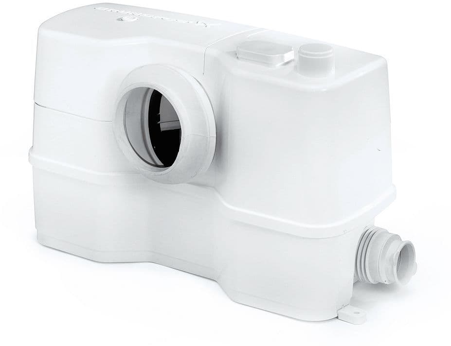 VERGRUIZER SOLOLIFT2 WC3 GRUNDFOS voor wc + 3 aansluitingen (urinoir/lavabo/bidet/douche)