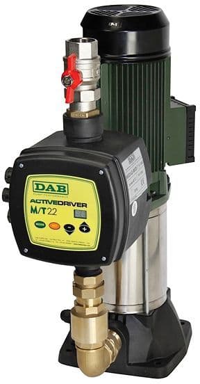 Drukverhoger met 1 pomp kvcx + active driver 35/120 Dab