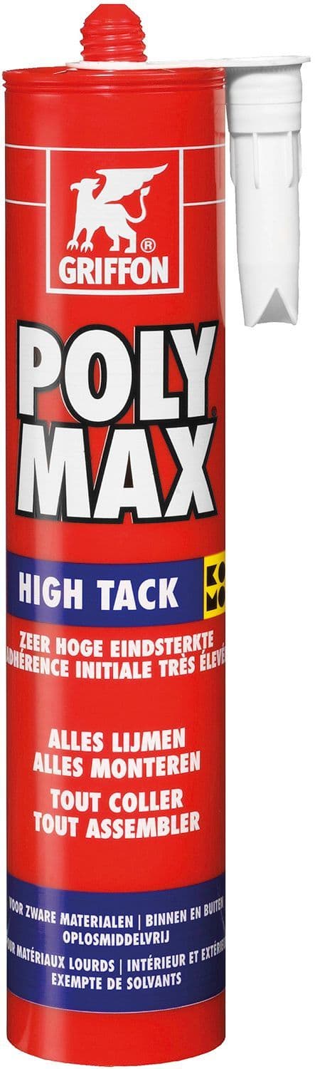 Montagelijm Polymax High tack 410 gram wit