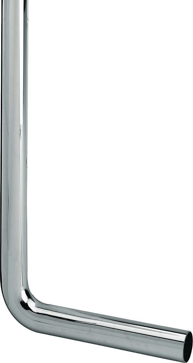 Vloerbuis chroom 32MM 90° 220-680