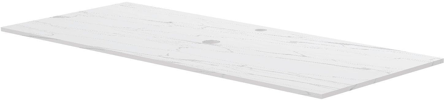 Tablet Keramisch MARMER puro B120 H1,2 1AFVOERGAT/KRAANGAT white calacatta