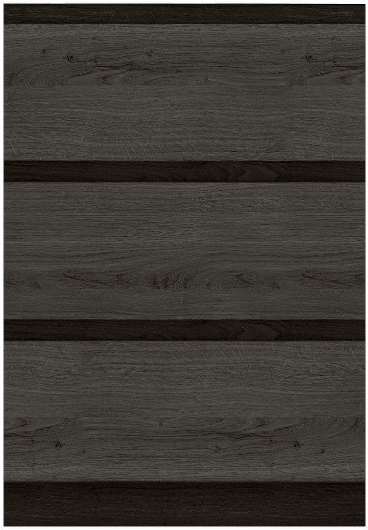 Onderbouw form/alano 3 laden staand 60CM +sokkel graphit eik