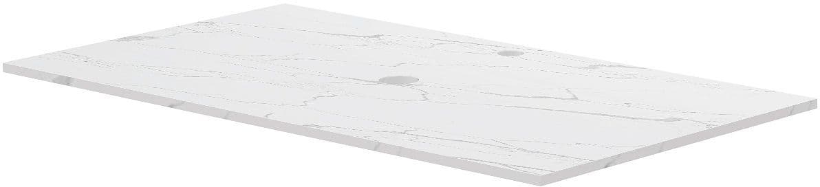 Tablet Keramisch MARMER puro B90 H1,2 1AFVOERGAT/KRAANGAT white calacatta