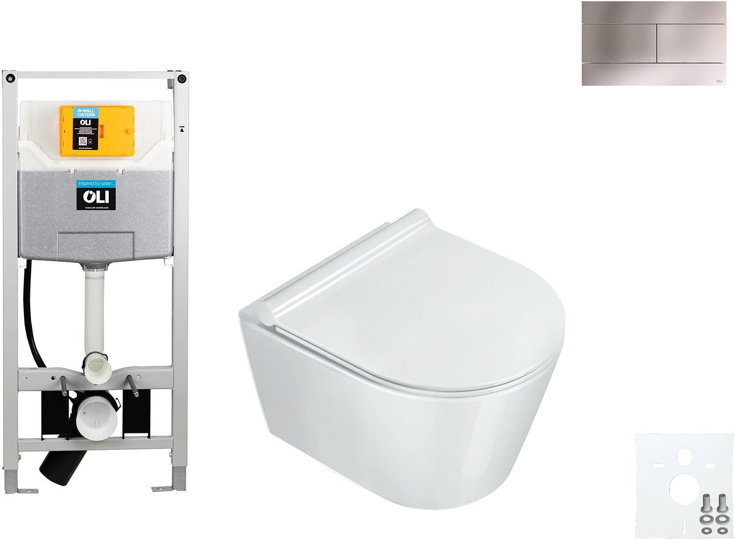 WALLFIX OLI HANGWC ZERO 46 CATALANO SLIM INOX