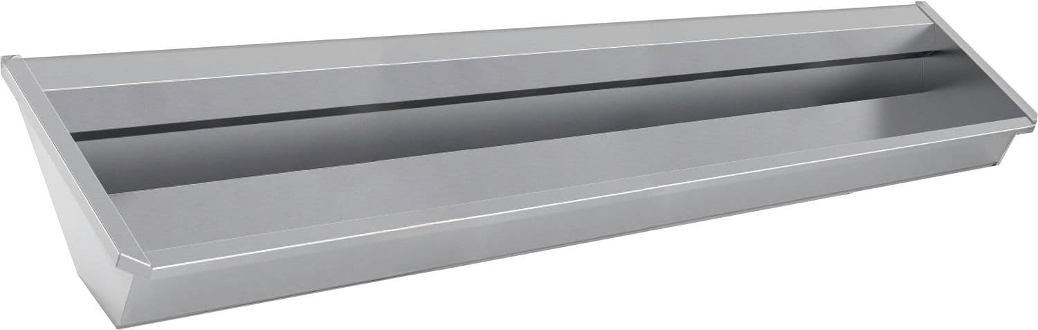 Muurwasgoot sanilav intersan 240CM Rvs 2 leidingen