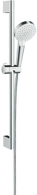 Set de douche Crometta Vario HG EcoSmart 65CM blanc-chroom