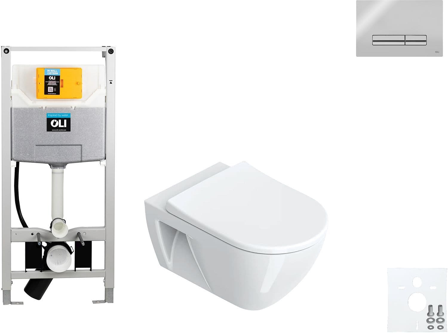 WALLFIX OLI HANGWC SFERA ECO CATALANO HEAVY SEAT GLAM BLINKEND CHROOM