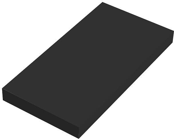 WANDTABLET COFFEE 150X300X19MM TOT 7KG GRAFIET ZACHT MAT
