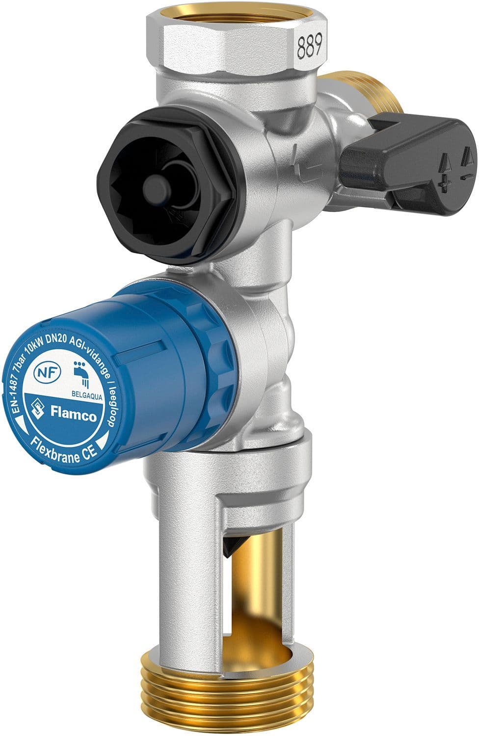 Veiligheidsgroep sanitair flexbrane Flamco 3/4"M