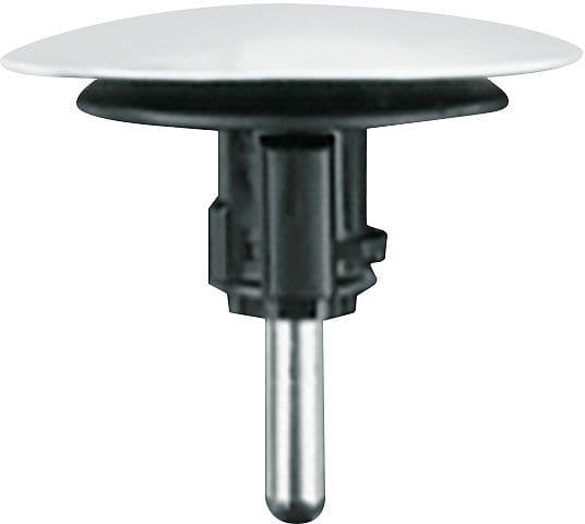 Clic plug vrijstaand/wall/corner acryl bad Metalen pin desco Collection wit