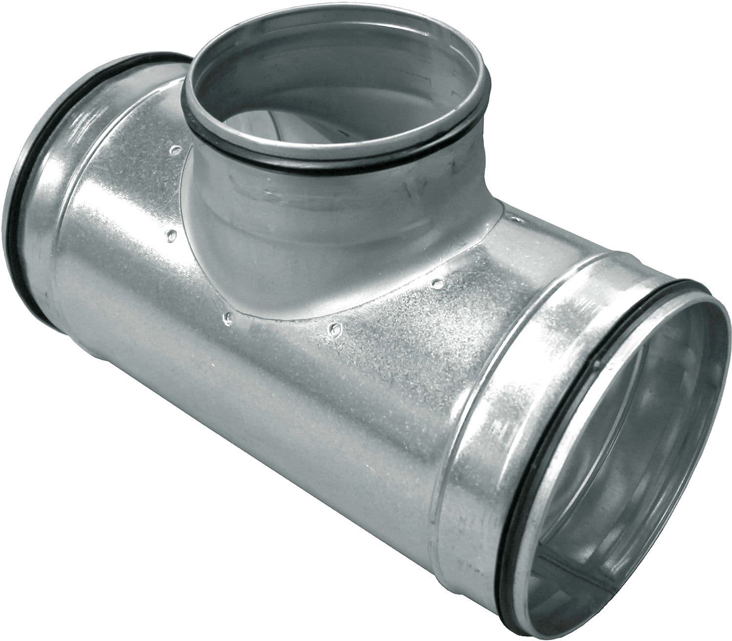 Spiral-d galva reductie T voor ventilatie 315-125-315MM