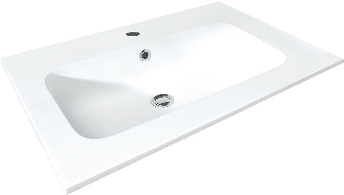 Wastafel 34 detremmerie 70CM 1 kraangat Solid