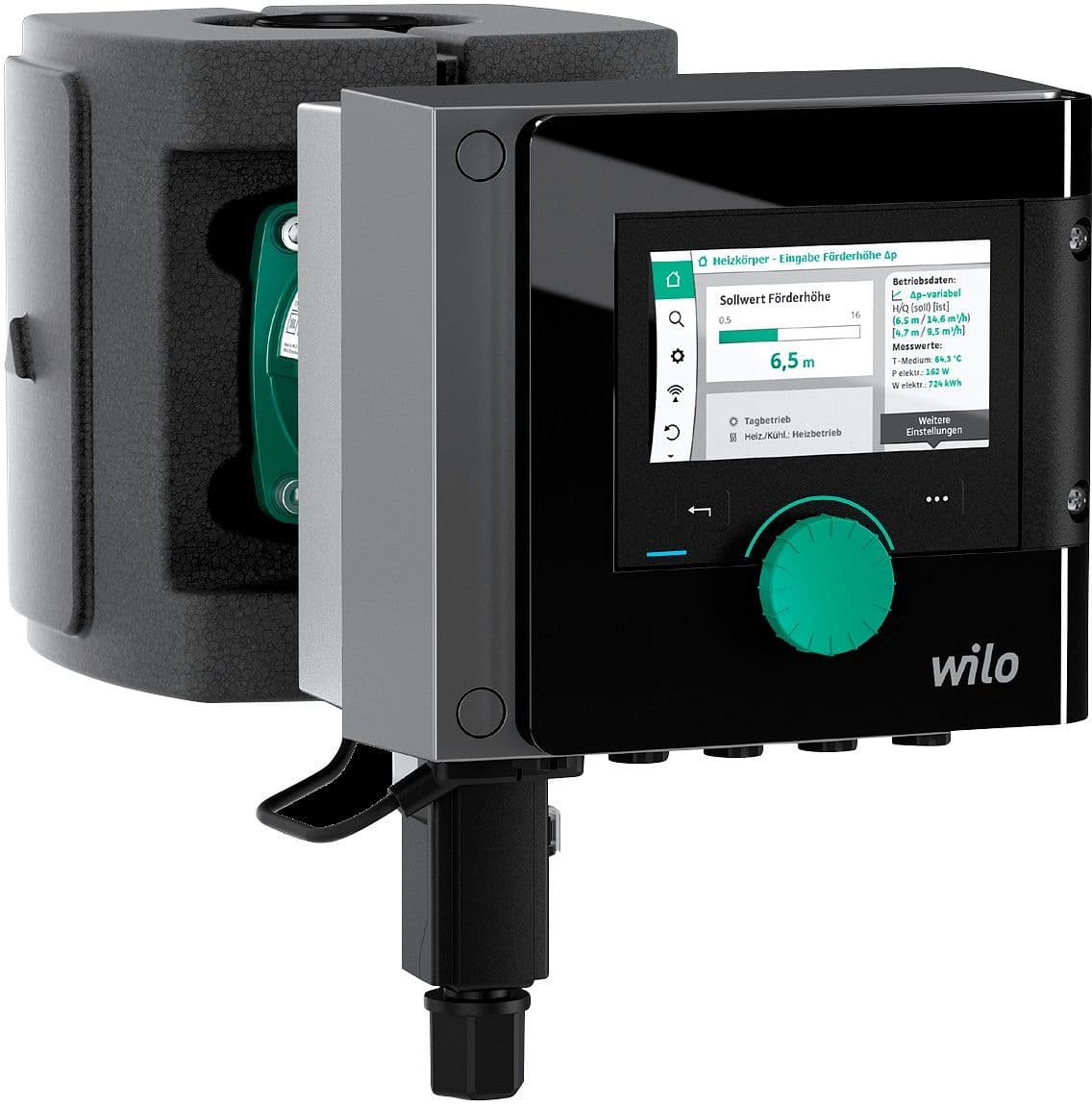 Circulator CV stratos Maxo Wilo 30/0,5-8 PN10 L180 230V zonder temperatuursensor