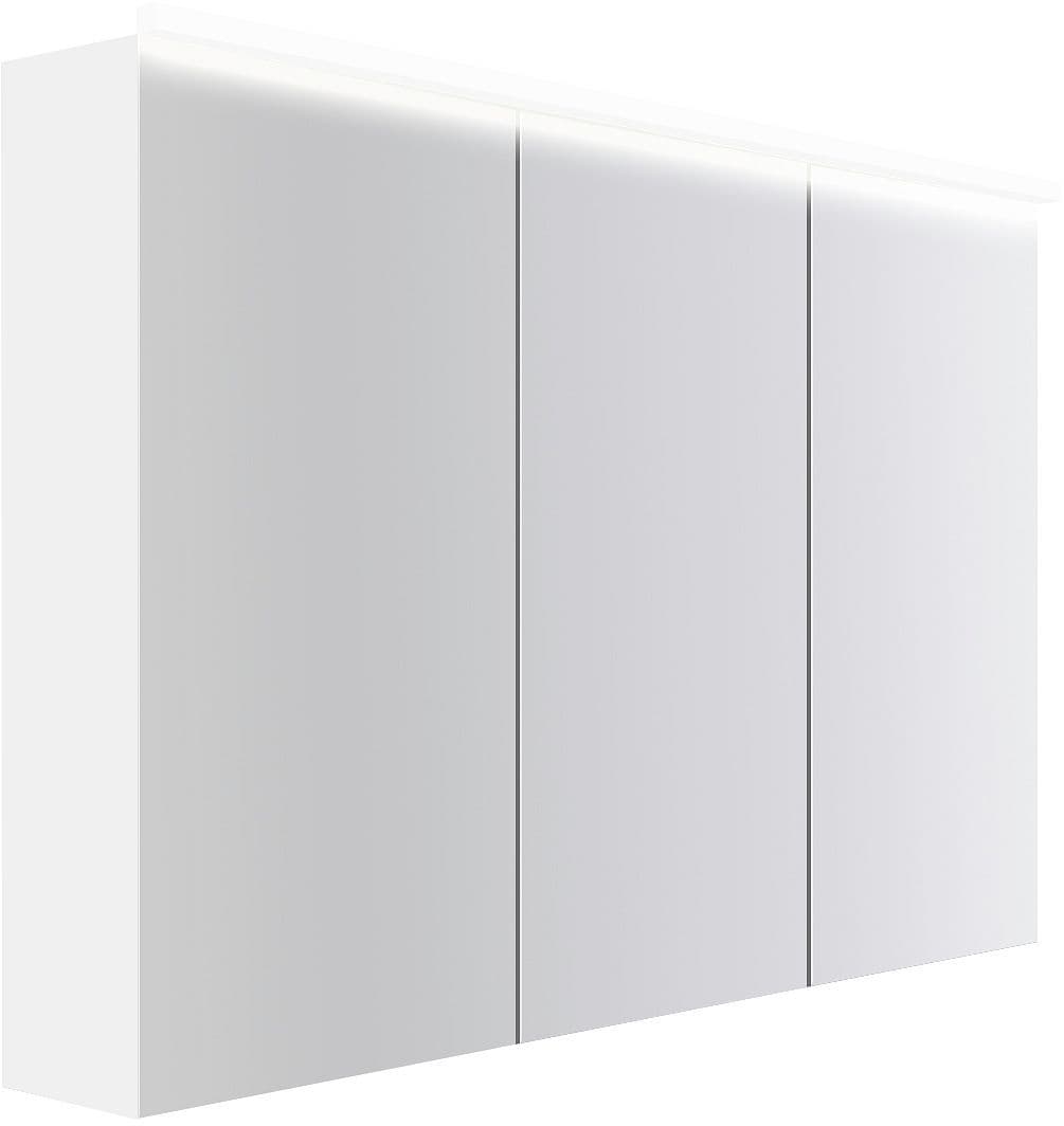 Spiegelkast COFFEE 3 deuren 1200MM 4250K wit mat