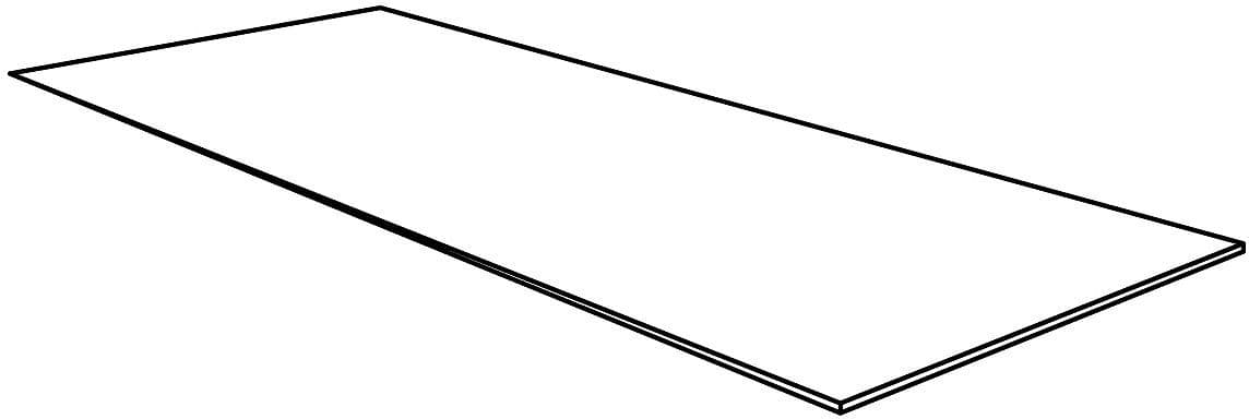 Tablet voor opbouw lavabo combo/molto/puro 160X50 Solid wit