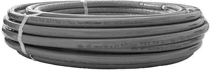Buis ISOL6 16X2 (Alu 0,2)GRIJS rol 25M ALUPEX
