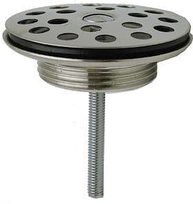 Lavabo krepine 5/4" Bolle plaat chroom