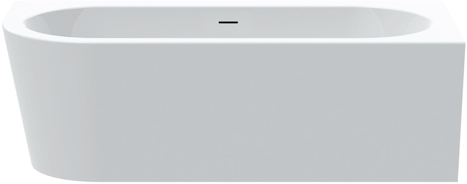 BAD POOL CORNER RECHTS ACRYL 180-80 BLANC+ SLUITING WIT